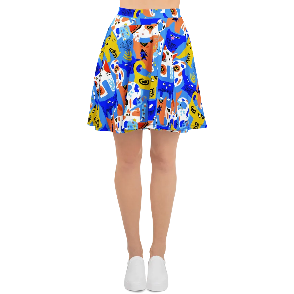 Electric Catwalk on Skater Skirt — Front