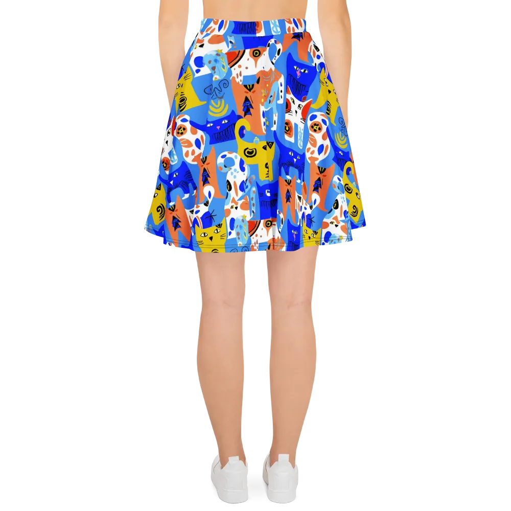 Electric Catwalk on Skater Skirt — Back