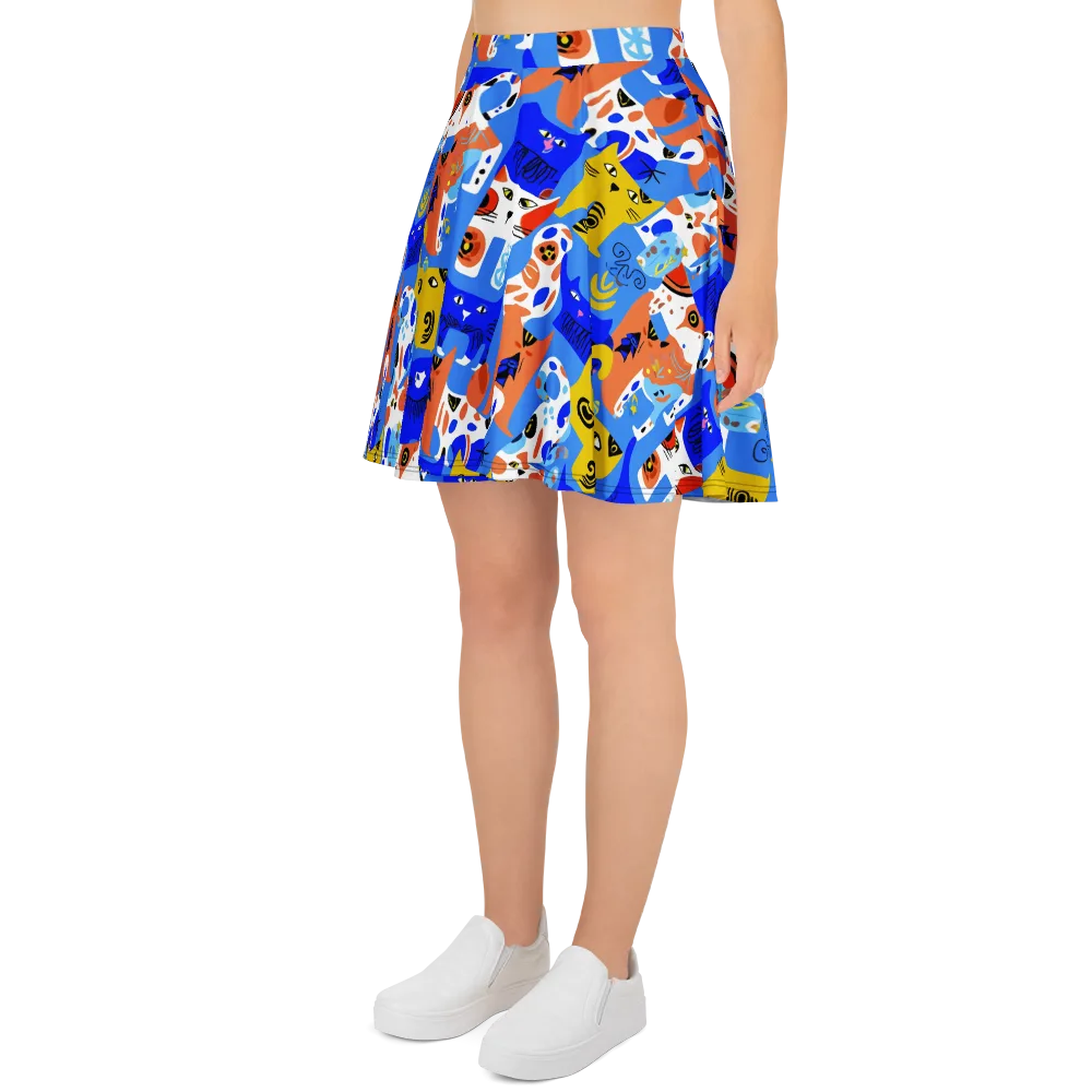 Electric Catwalk on Skater Skirt — Left