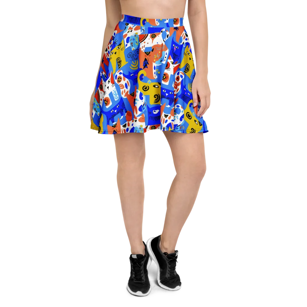 Electric Catwalk on Skater Skirt — Front