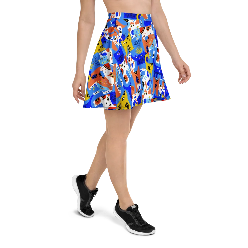 Electric Catwalk on Skater Skirt — Right