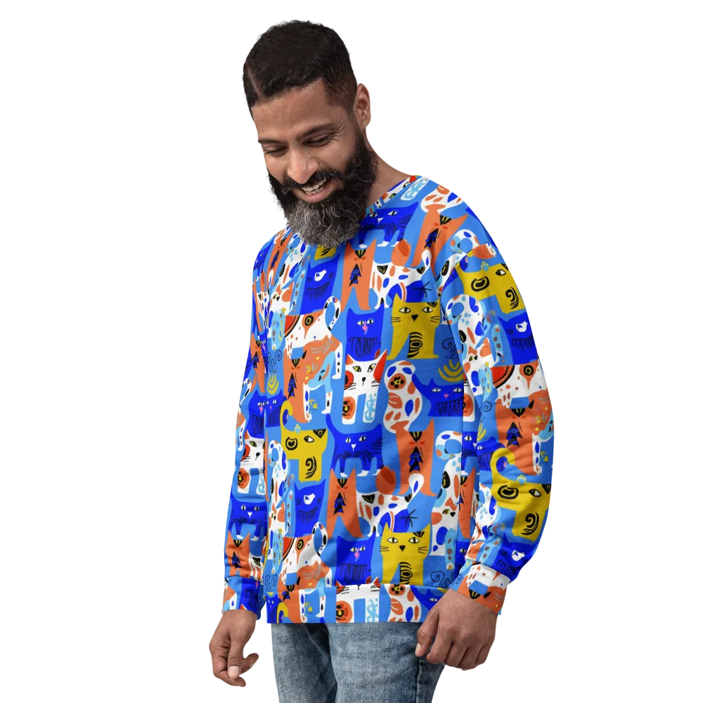 Electric Catwalk on Sweatshirt — Left Front