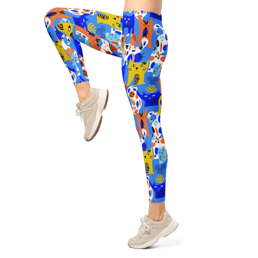 Electric Catwalk on Leggings — Left