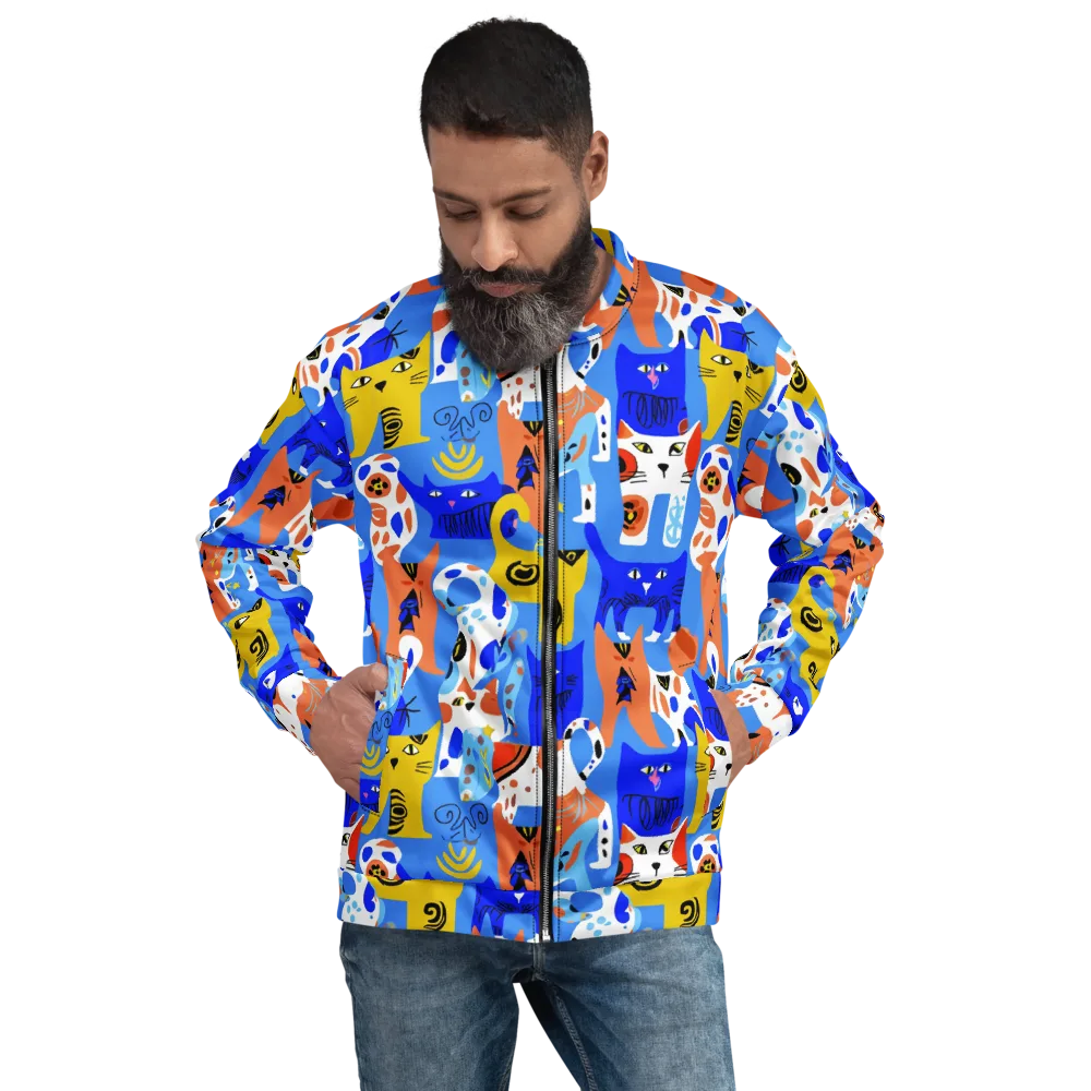 Electric Catwalk on Bomber Jacket — Front