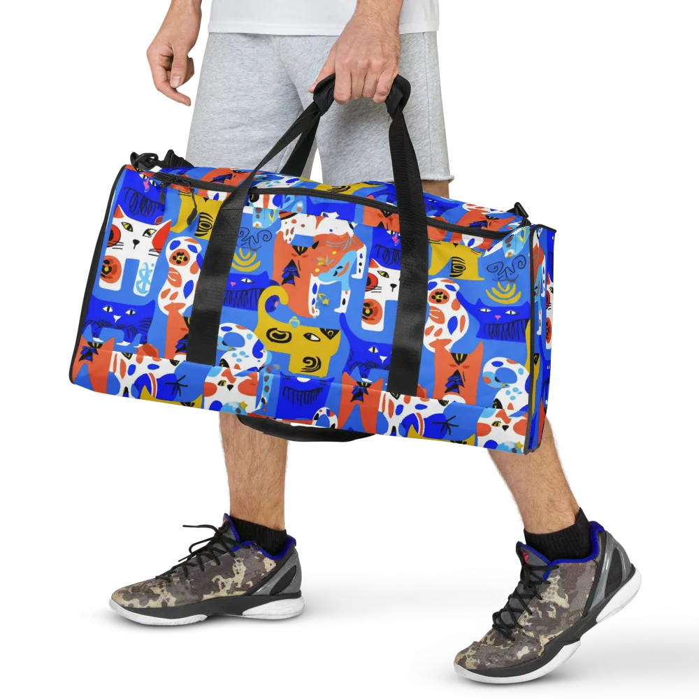 Electric Catwalk on Duffle Bag — Front