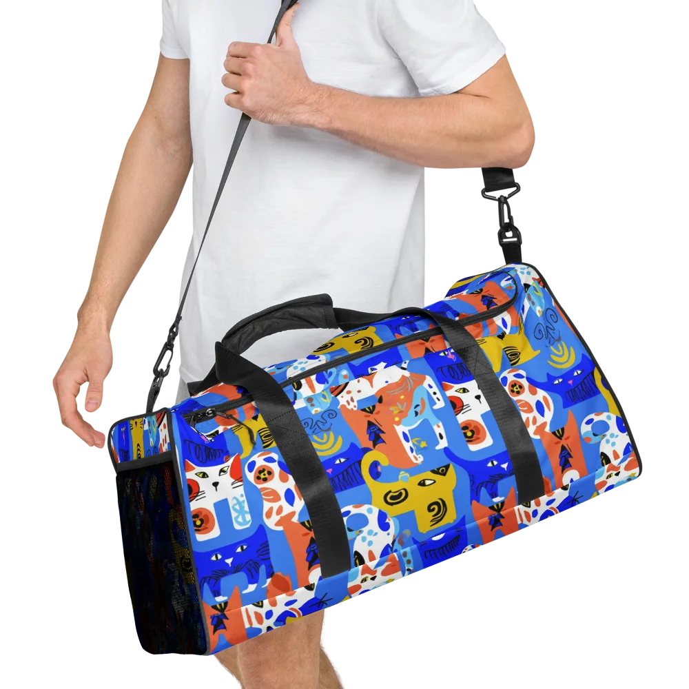 Electric Catwalk on Duffle Bag — Right Front