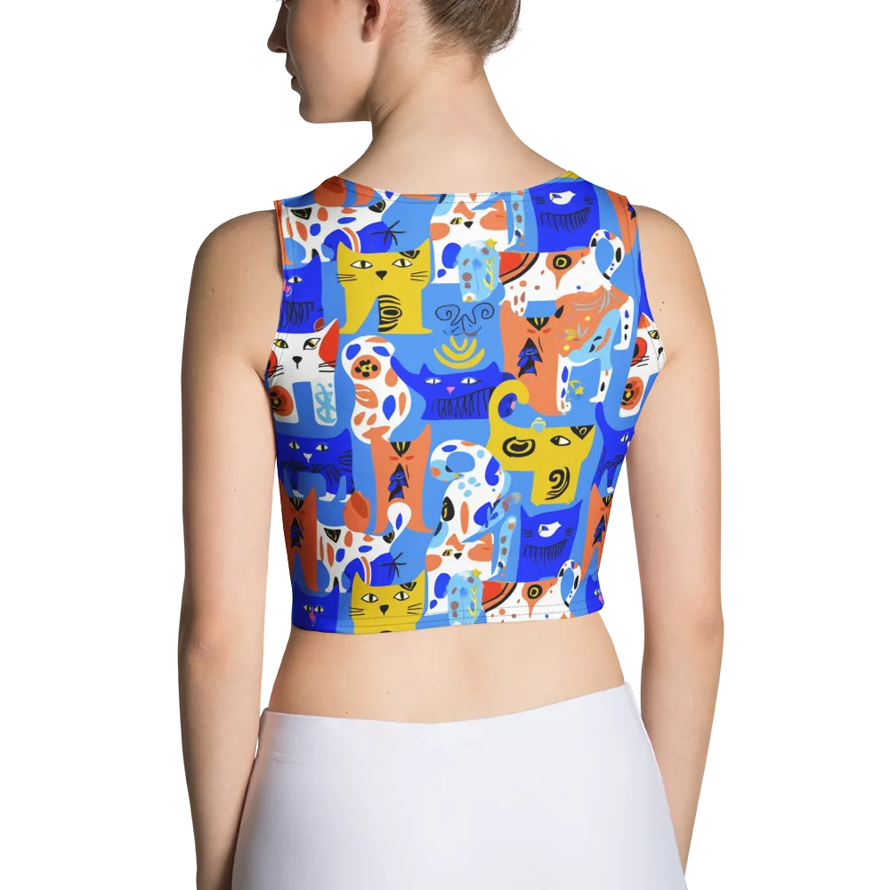 Electric Catwalk on Crop Top — Back