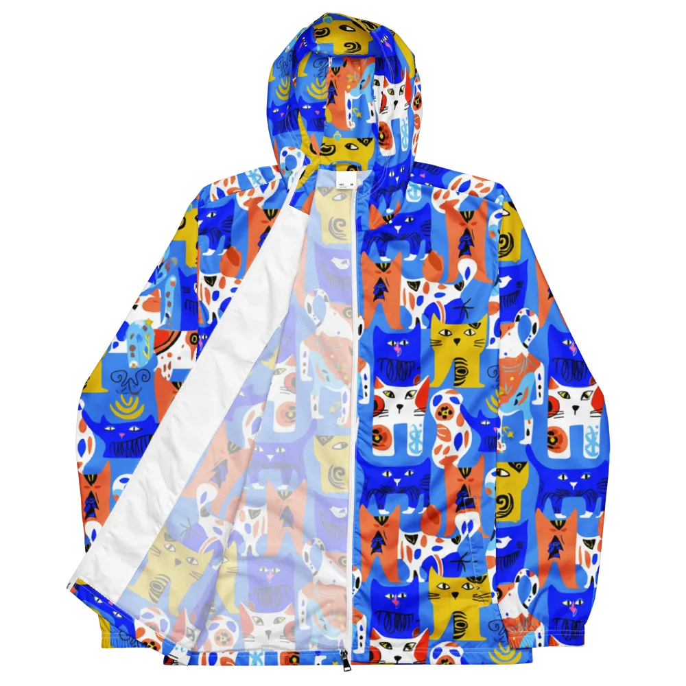 Electric Catwalk on Men's Windbreaker — Front