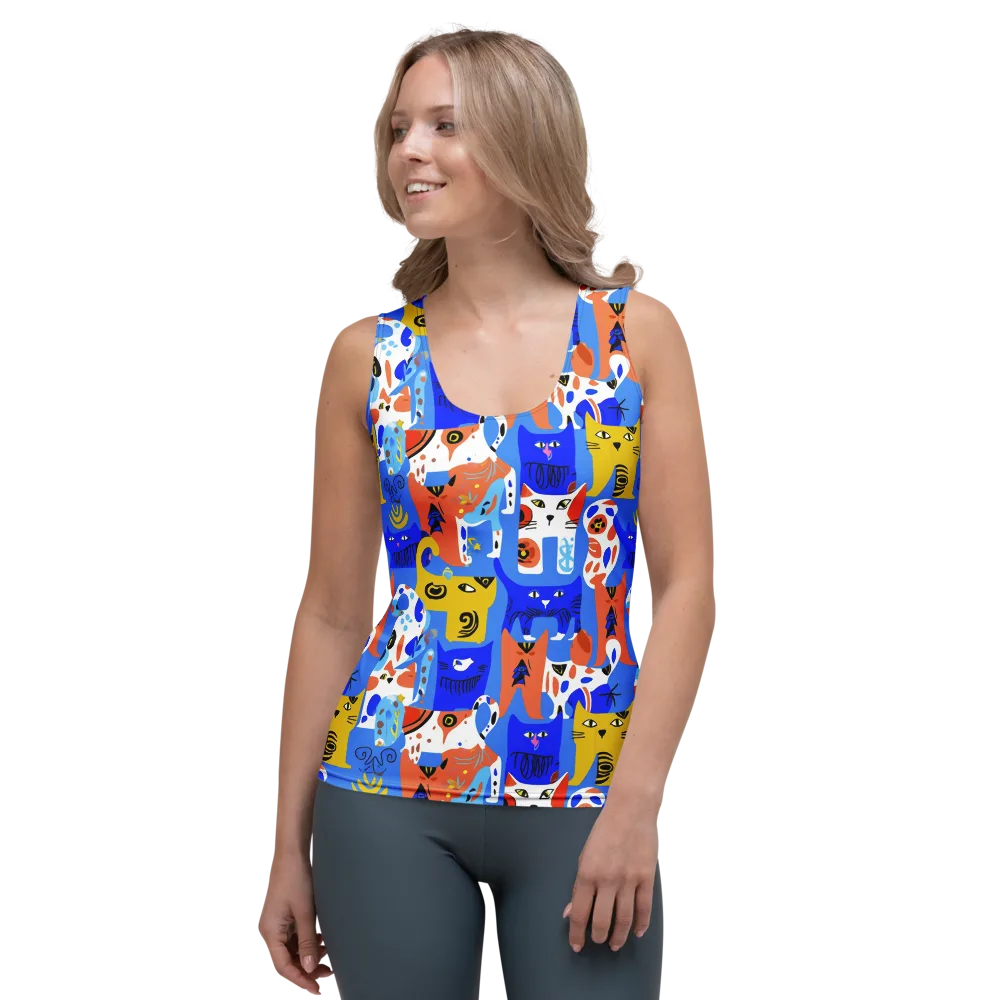 Electric Catwalk on Women's Tank Top — Front