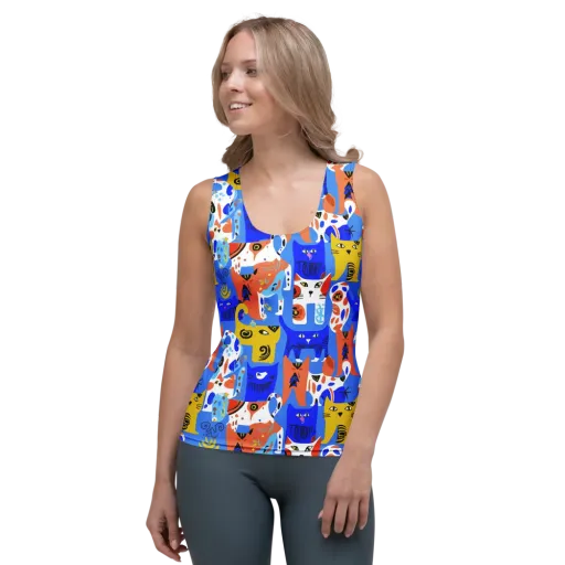 Electric Catwalk on a Women's Tank Top