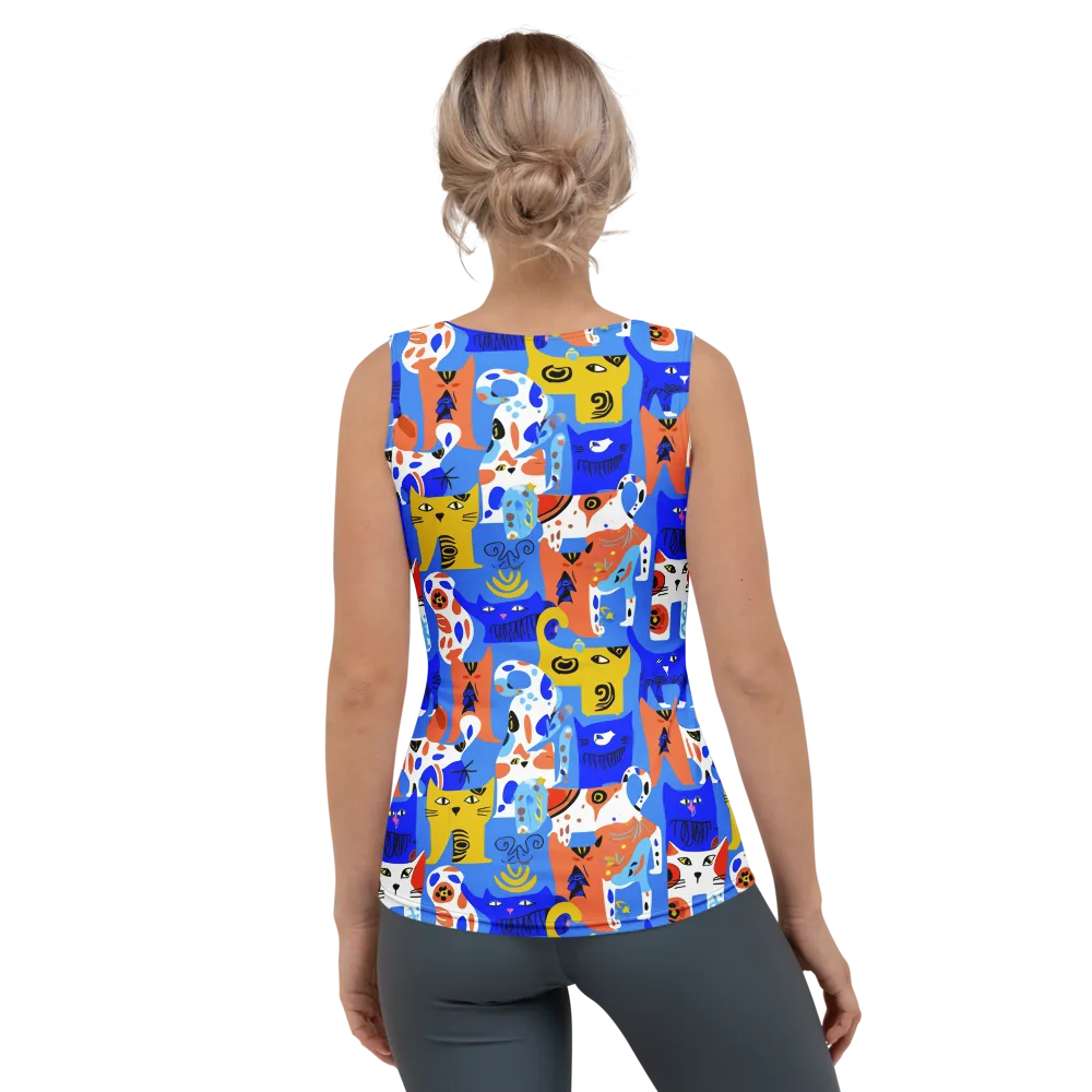 Electric Catwalk on Women's Tank Top — Back