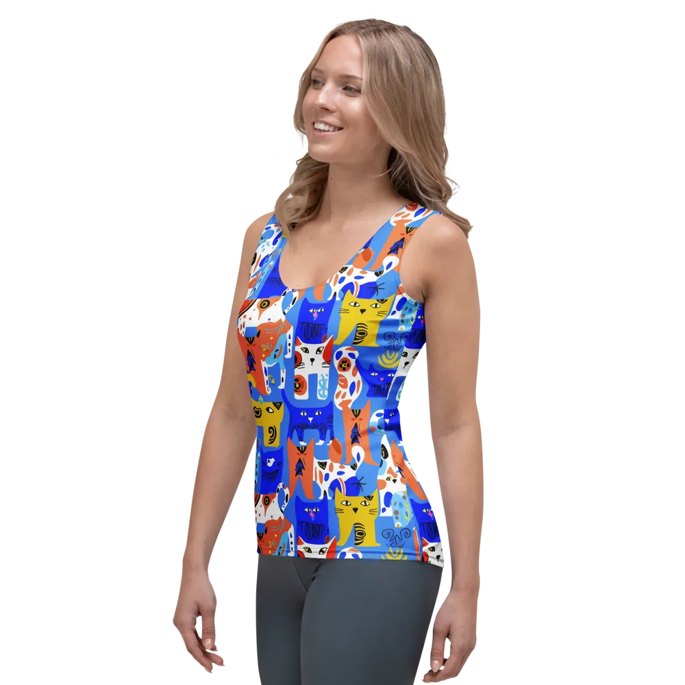 Electric Catwalk on Women's Tank Top — Left Front
