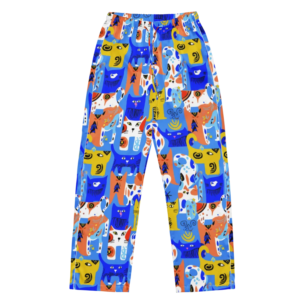 Electric Catwalk on Women's Pajama Pants — Front
