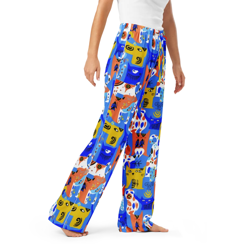 Electric Catwalk on Women's Pajama Pants — Right Front