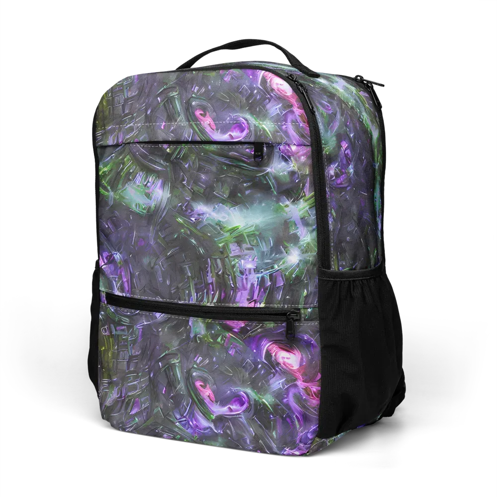 Nocturne Vortex on Utility Backpack — Left Front