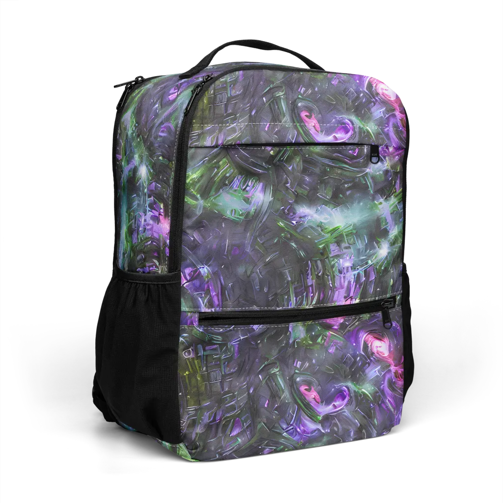 Nocturne Vortex on Utility Backpack — Right Front