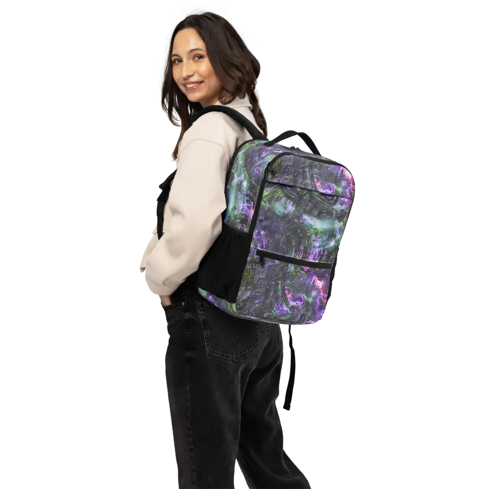 Nocturne Vortex on Utility Backpack — Back