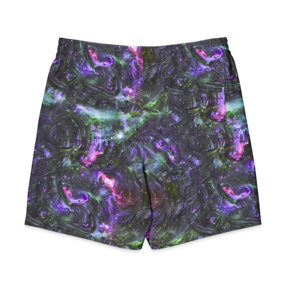 Nocturne Vortex on Men's Board Shorts — Back