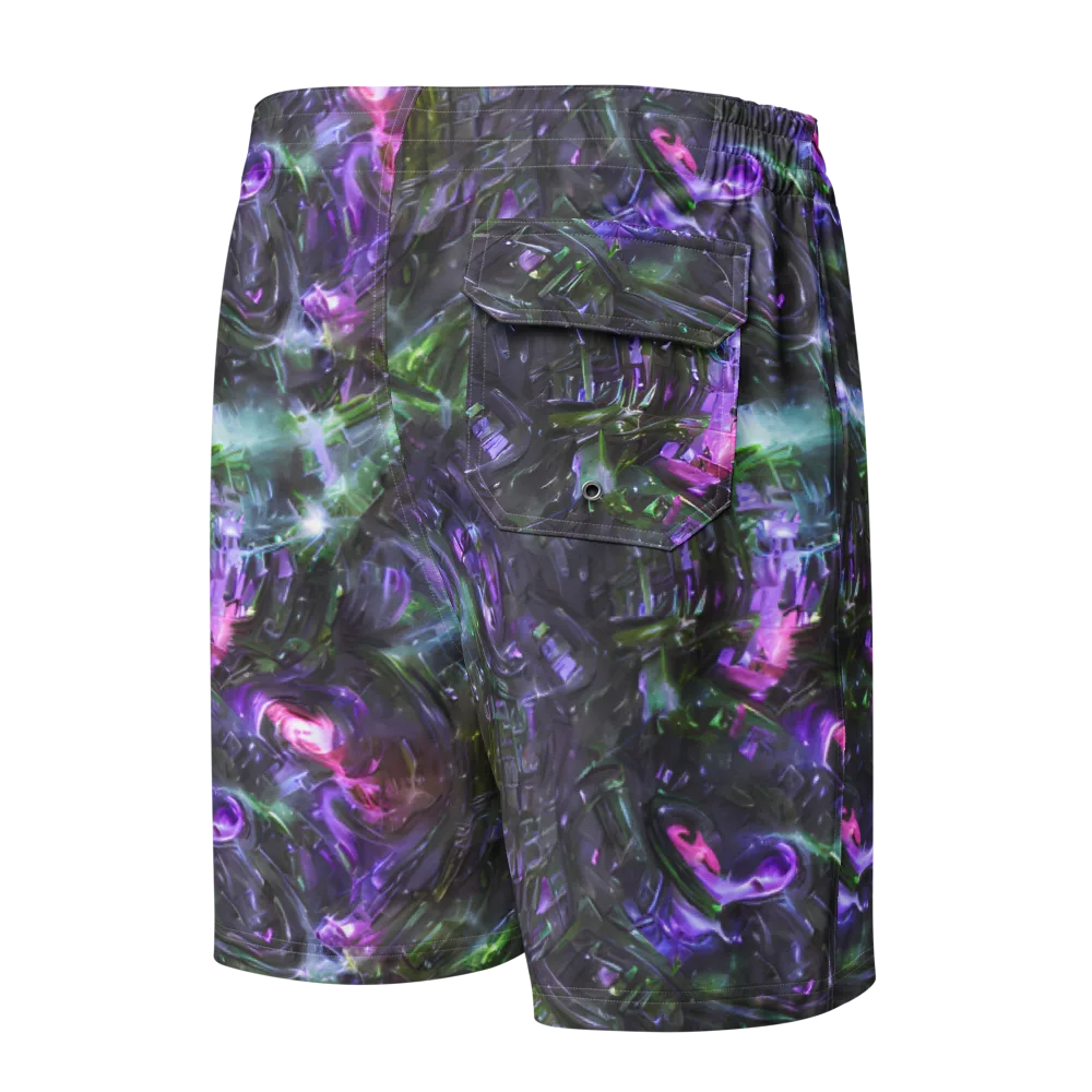 Nocturne Vortex on Men's Board Shorts — Back