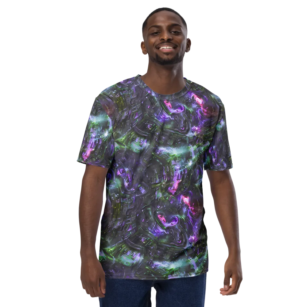Nocturne Vortex on Men's Crew Neck T-Shirt — Front