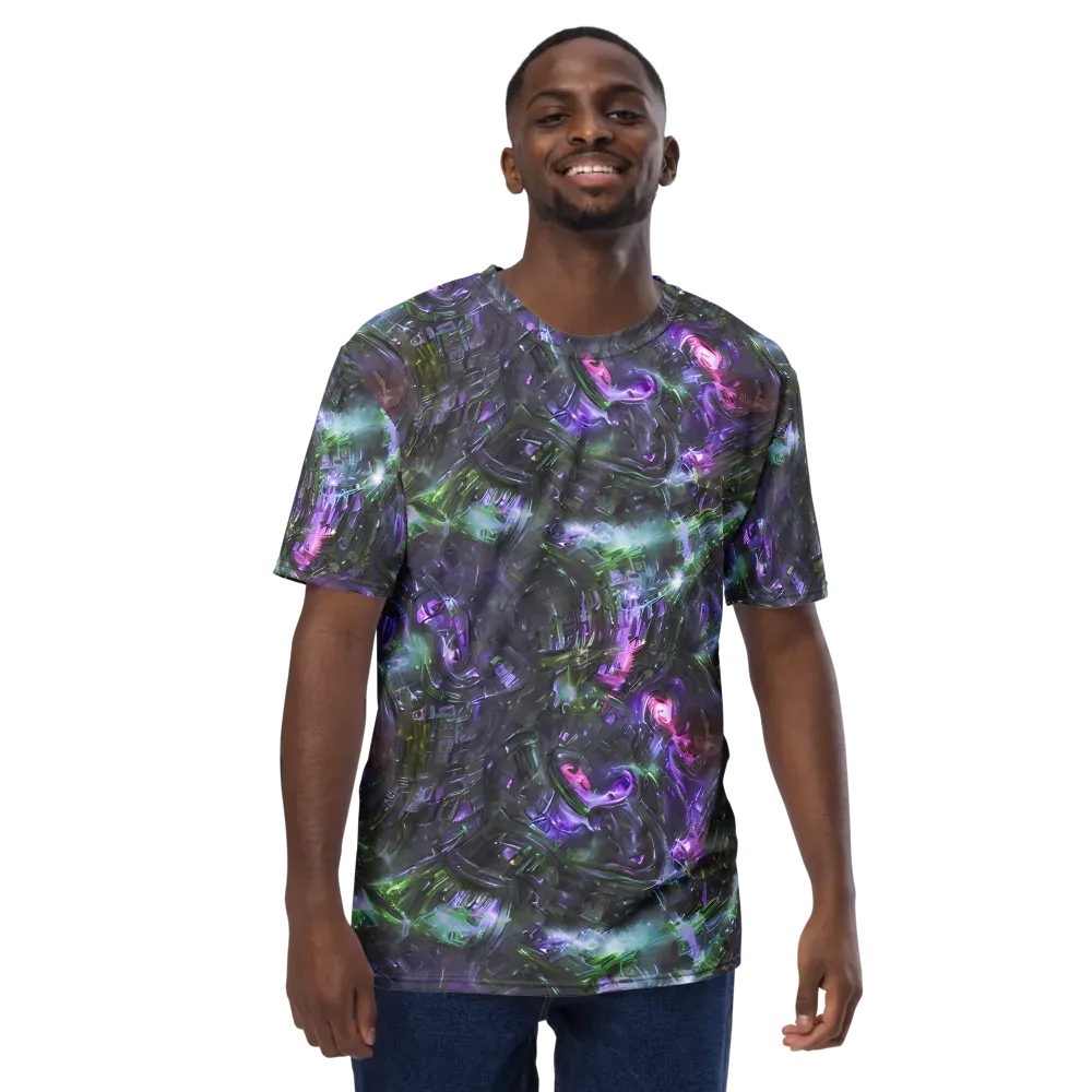 Nocturne Vortex on Men's Crew Neck T-Shirt — Front