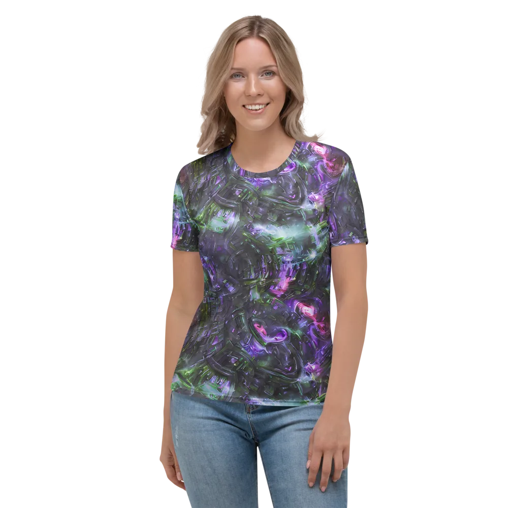 Nocturne Vortex on Women's Crew Neck T-Shirt — Front