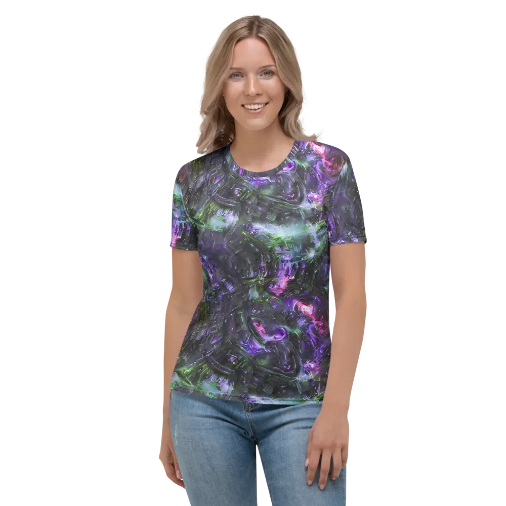 Nocturne Vortex on Women's Crew Neck T-Shirt — Front