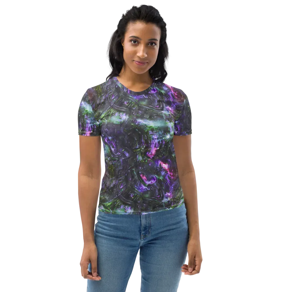 Nocturne Vortex on Women's Crew Neck T-Shirt — Front