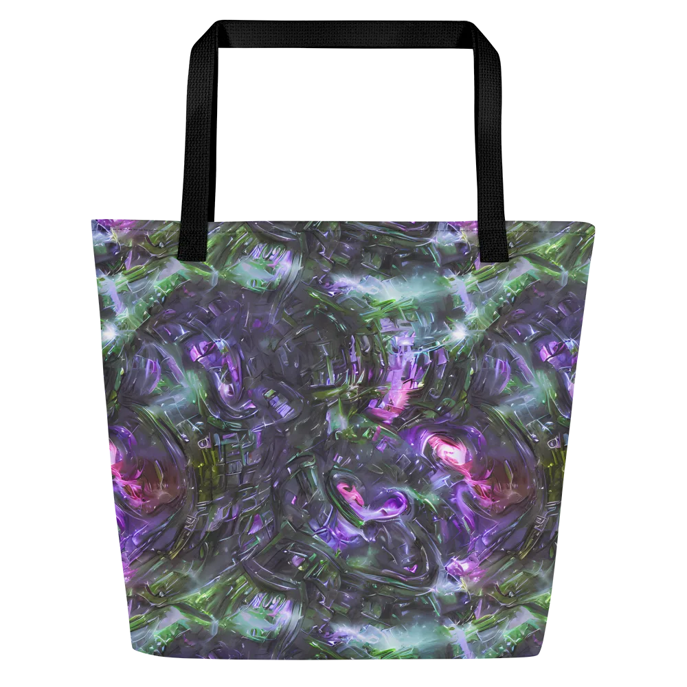 Nocturne Vortex on Large Tote Bag W/ Pocket — Front