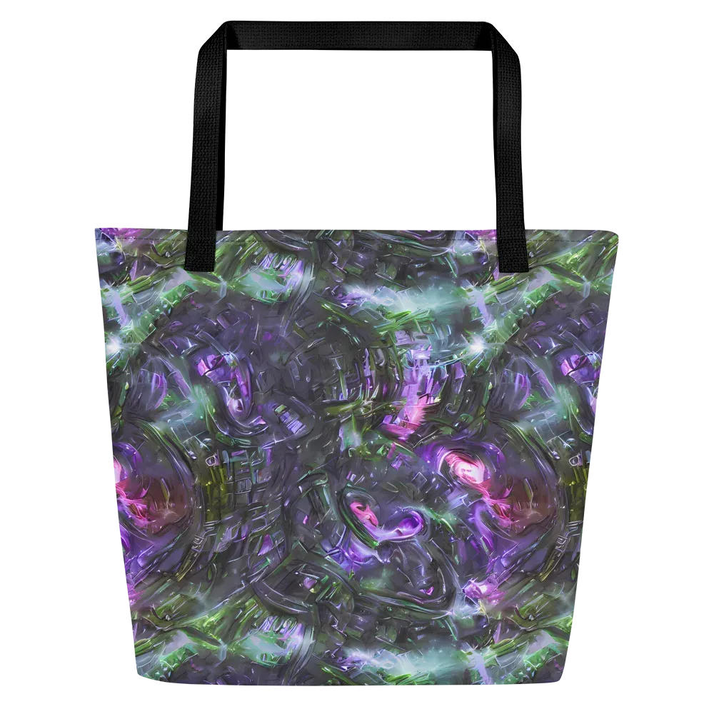 Nocturne Vortex on Large Tote Bag W/ Pocket — Front