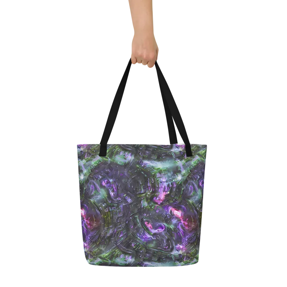 Nocturne Vortex on Large Tote Bag W/ Pocket — Front