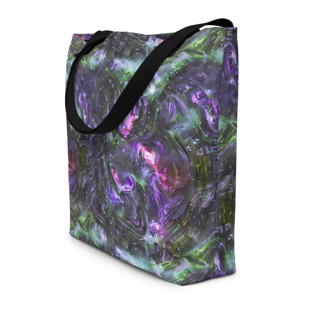 Nocturne Vortex on Large Tote Bag W/ Pocket — Front