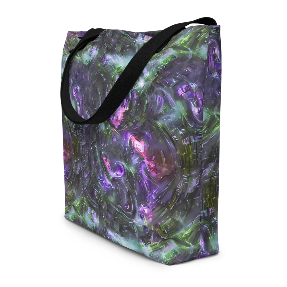Nocturne Vortex on Large Tote Bag W/ Pocket — Front