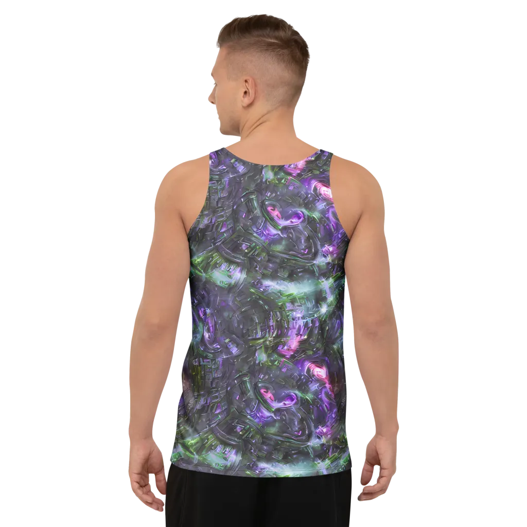 Nocturne Vortex on Men's Tank Top — Back