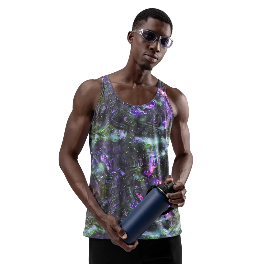 Nocturne Vortex on Men's Tank Top — Front