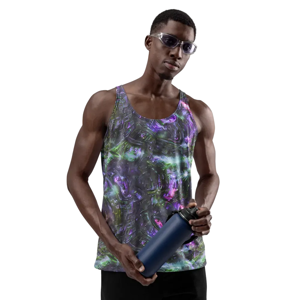 Nocturne Vortex on Men's Tank Top — Front