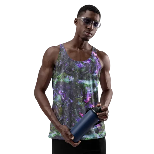 Nocturne Vortex on a Men's Tank Top