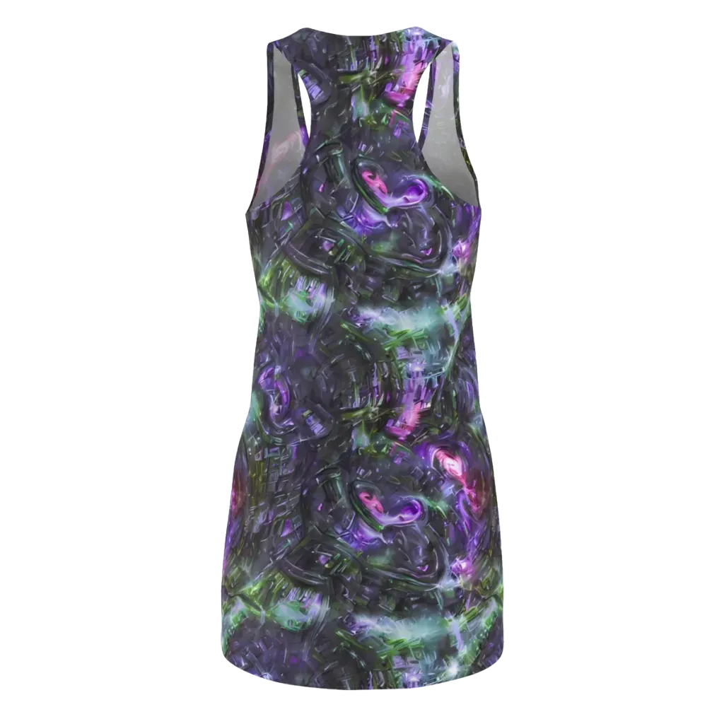 Nocturne Vortex on Racerback Dress — Back
