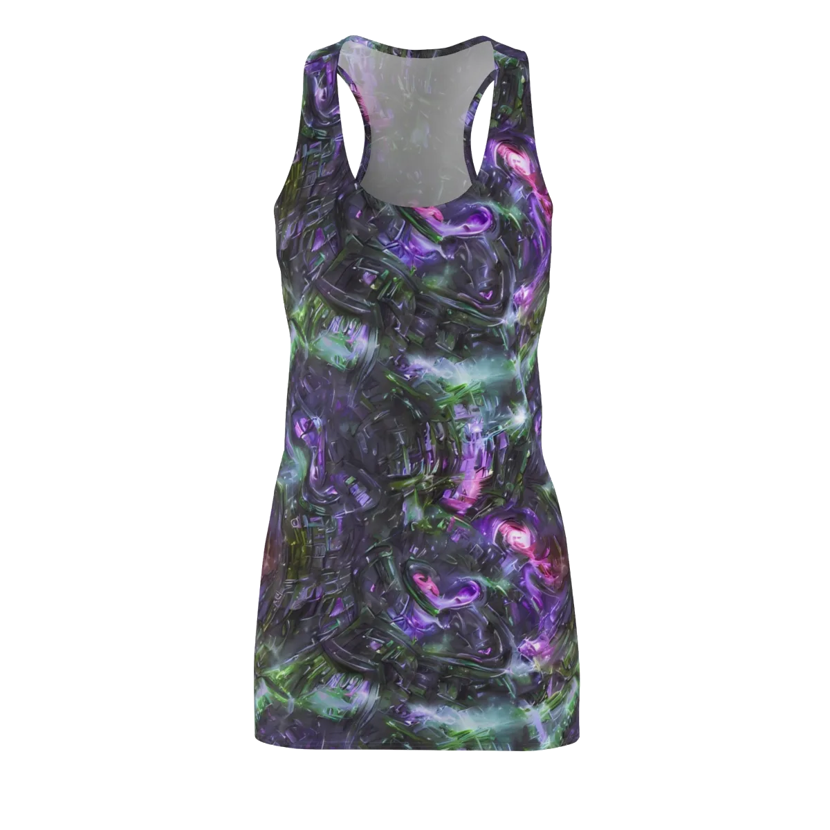 Nocturne Vortex on Racerback Dress — Front
