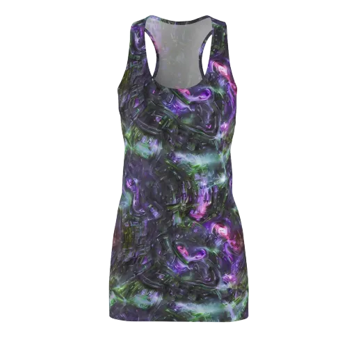 Nocturne Vortex on a Racerback Dress