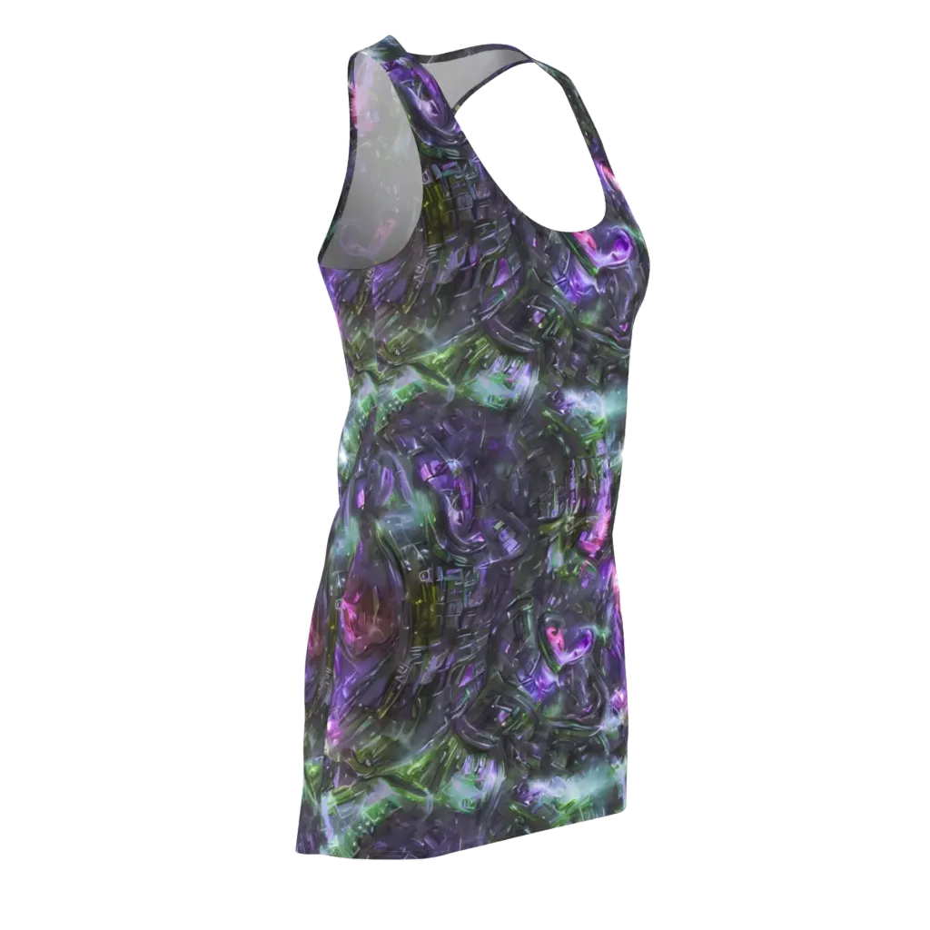 Nocturne Vortex on Racerback Dress — Front Side