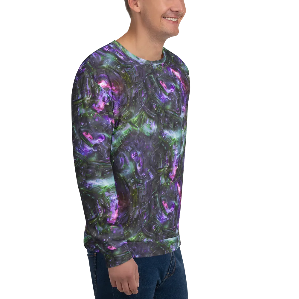Nocturne Vortex on Sweatshirt — Right Front
