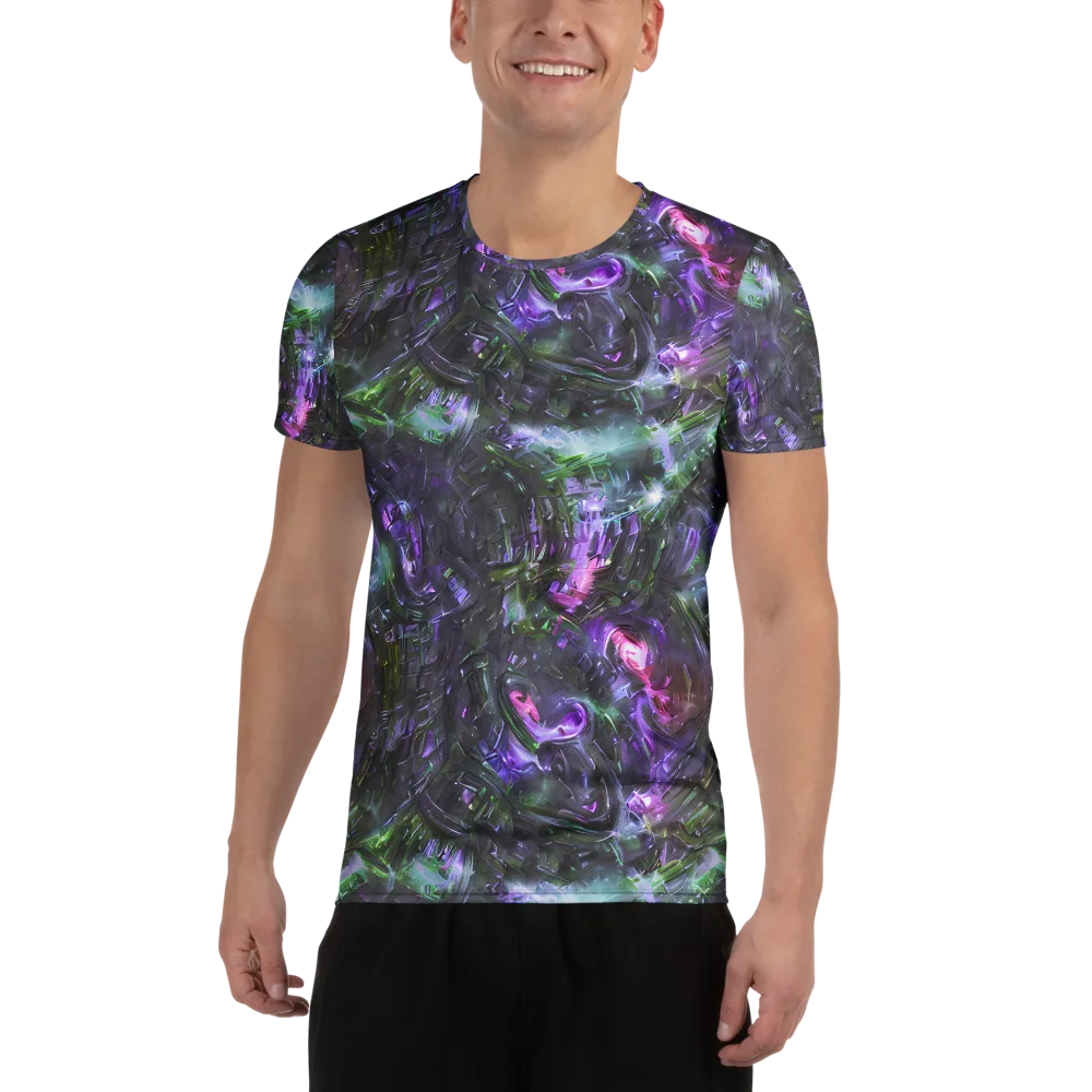 Nocturne Vortex on Men's Athletic T-Shirt — Front