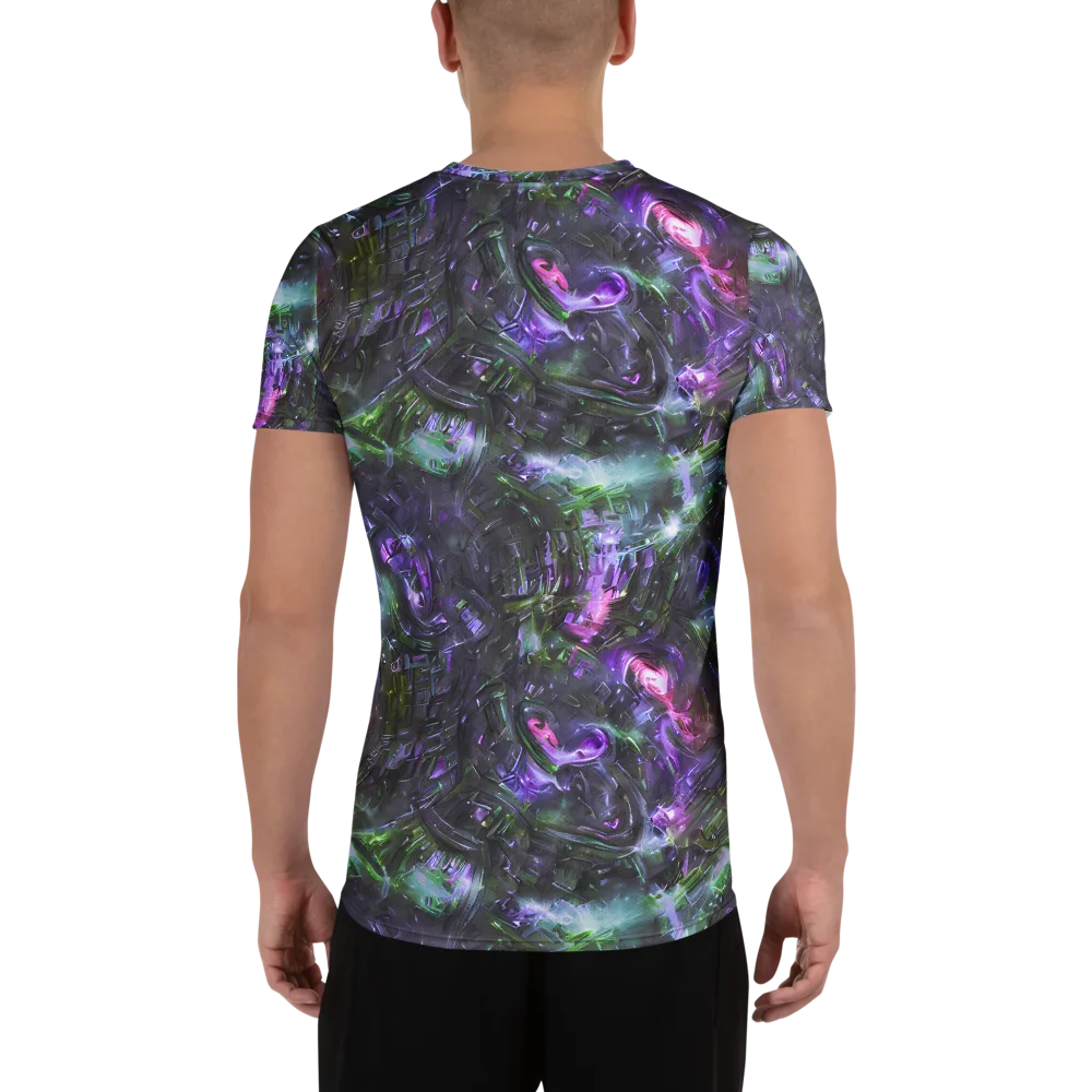Nocturne Vortex on Men's Athletic T-Shirt — Back