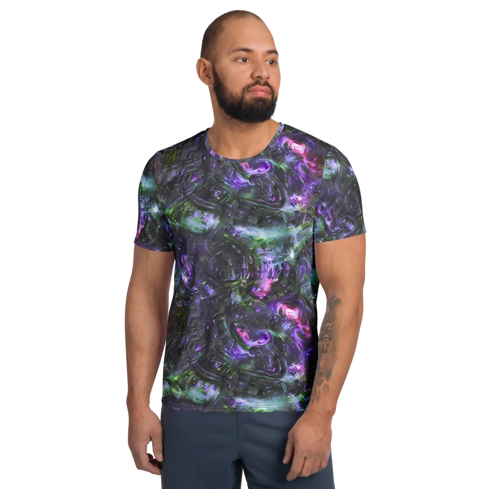 Nocturne Vortex on Men's Athletic T-Shirt — Front
