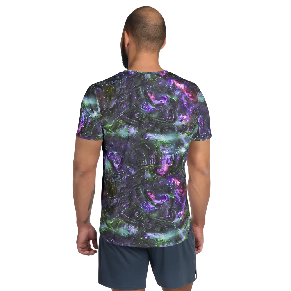 Nocturne Vortex on Men's Athletic T-Shirt — Back