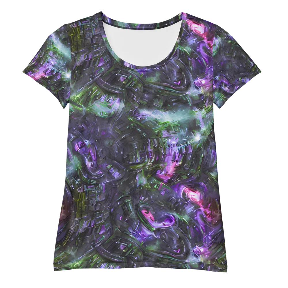 Nocturne Vortex on Women's Athletic T-Shirt — Front