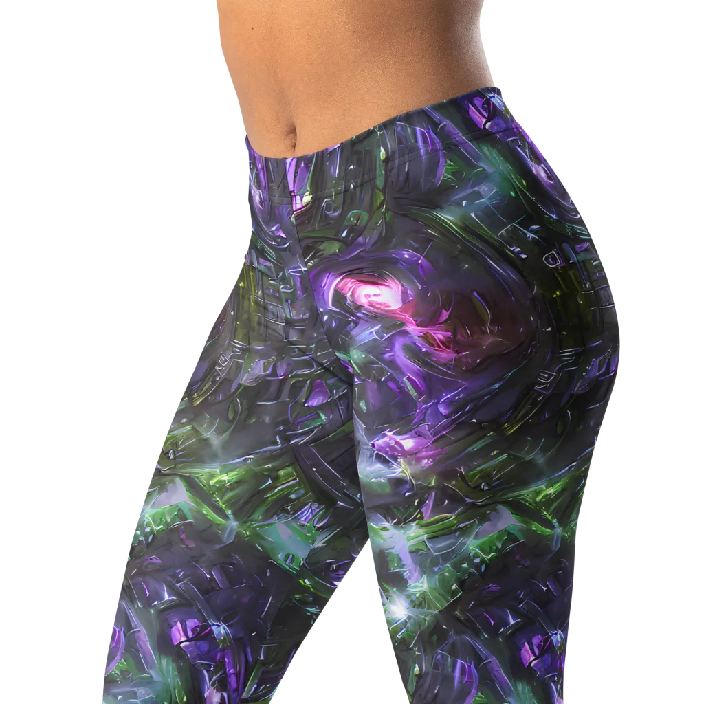 Nocturne Vortex on Leggings — Left Front