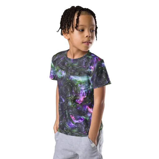 Nocturne Vortex on a Kids Crew Neck T-Shirt