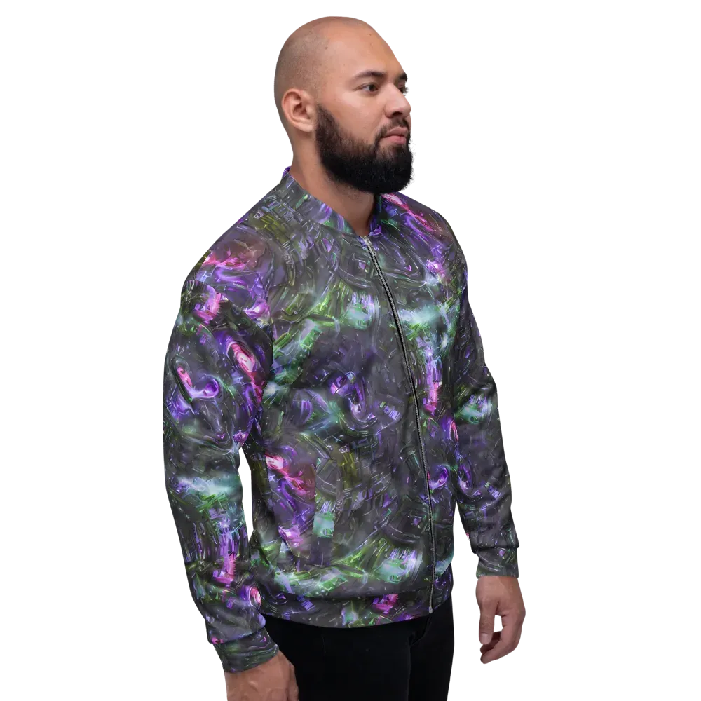 Nocturne Vortex on Bomber Jacket — Right